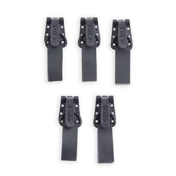 Крючок шубный PQ 45 мм, серый, PQ5208, 5 шт