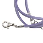 Шнур с замком замшевый, 2мм, 45см. Astra&Craft (6070 сиреневый), 65237