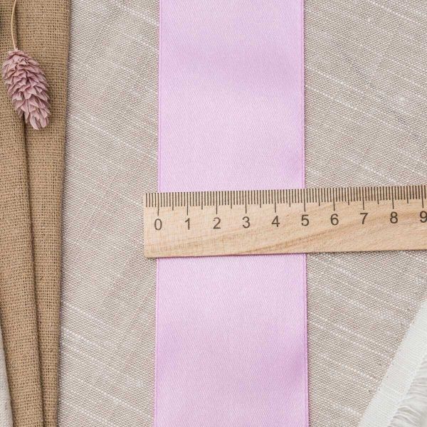 Лента атласная 1-сторонняя 50.0 мм / 22.86±1 метров, 162 ярко-сиреневый, Globus