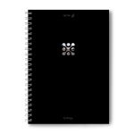 Тетрадь ученическая общая, A4 96 л. на гребне 65 г/м², белизна 100 %, 4 шт, клетка, 01251 Строгий стиль, Светоч Т129