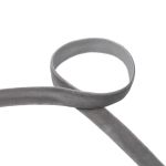 Лента бархатная (тесьма) эластичная 12.0 мм / 16.5±0.5 метра, №604 (16-5101) серый, Blitz VRE-12