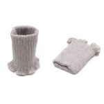 Манжеты трикотажные 7.0х9.5 см, 1 пара, плотные без шва, 890 серебро