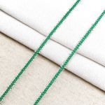 Шнур отделочный плетеный ⌀6.0 мм / 30 метров, зеленый, С887Г7