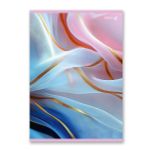 Тетрадь ученическая общая, A4 48 л. на скобе 65 г/м², белизна 100% 6 шт клетка, 01752 Нежный шёлк, Светоч Т152