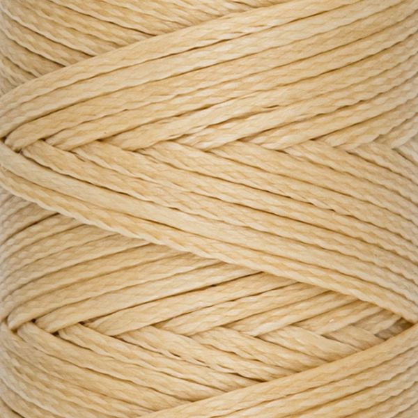 Нитки вощеные для кожи, плоские 0.8 мм, 004 св. бежевый, LC-001 Промысел