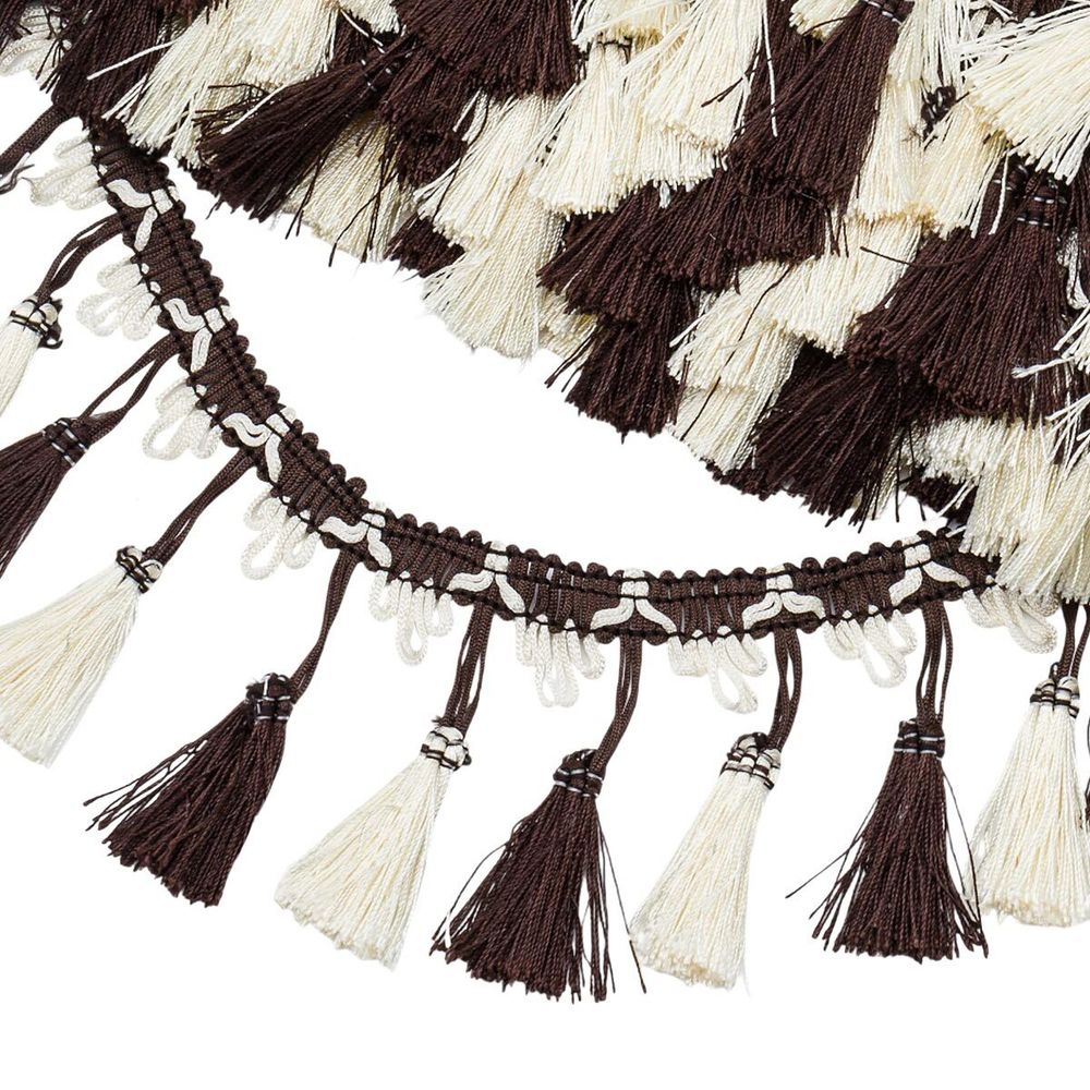 Бахрома отделочная 115.0 мм / 10 метров, с кистями, (200-122), 878