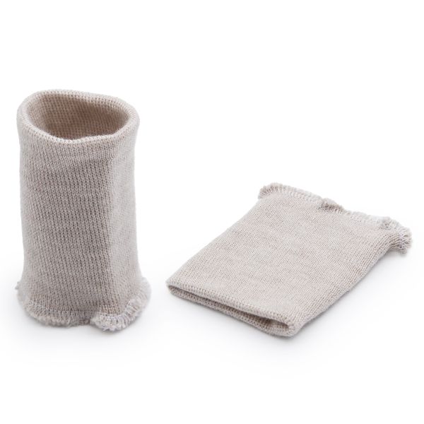 Манжеты трикотажные 7.0х9.0 см, 1 пара, тонкие 14кл. 1х1, 848 жемчужный