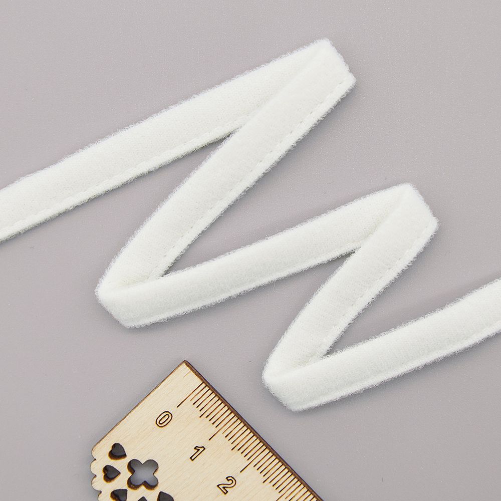 Лента тоннельная (чехол для косточек) 10х8 мм / 20 метров, Arta, 004 приглушенный белый