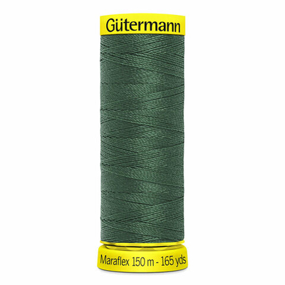 Нитки для трикотажа Gutermann Maraflex, 150м, 561 серо-зеленый, 5 катушек