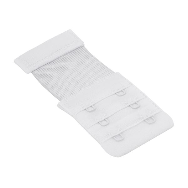 Удлинитель застежки для бюстгальтера 3*2, 40 мм, белый, 1 шт, Pony, 73404