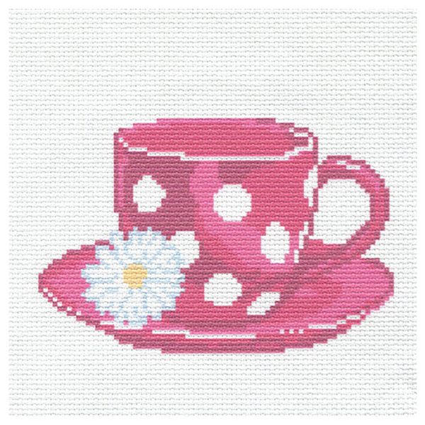 Набор для вышивания нитками Hobby&Pro Kids, Любимая чашка 19х19см