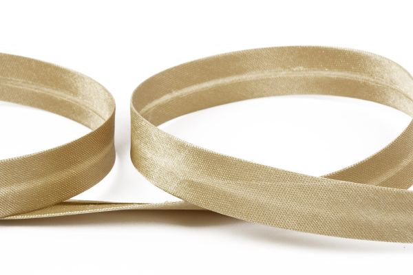 Косая бейка атласная 15 мм / 132±1 метра, 067 серо-зеленый, Gamma GK-15P