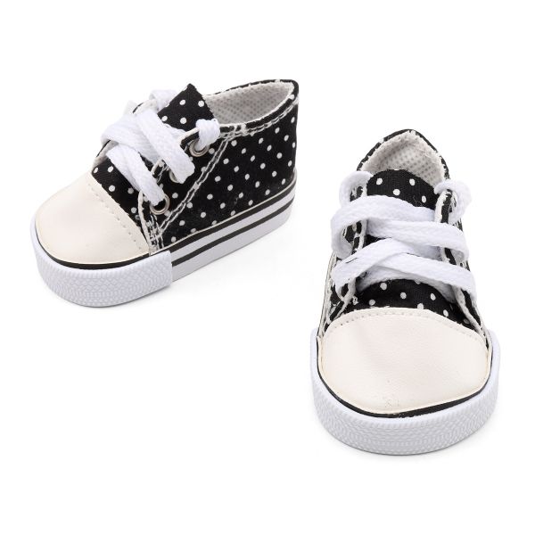 Кеды для кукол 7.5х4х3.5 см, 1 пара, Astra&Craft (черный), SH-0037