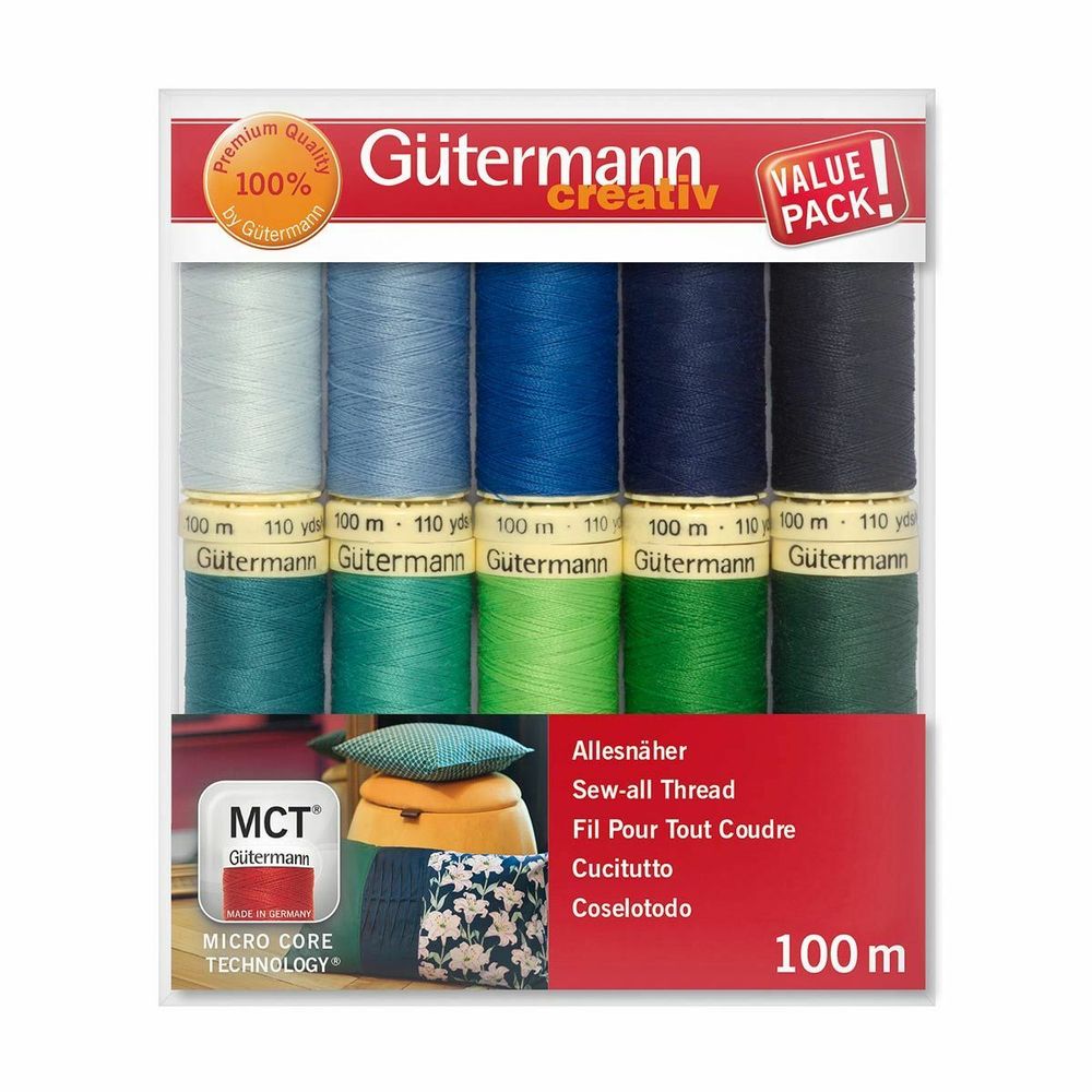 Швейные нитки (набор) Gutermann Sew-all, 10 кат, №5 /TOS/