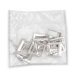 Пряжка ременная металл 16.0 мм, 10 шт, никель, BIG