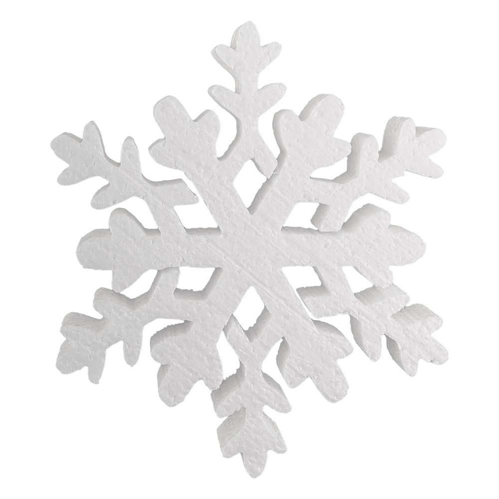 Заготовка из пенопласта Снежинка, Рождественская звезда 15 см, 1 шт, DPZ-35 Love2art