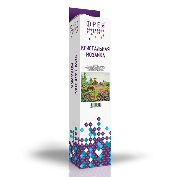 Алмазная (кристальная) мозаика Фрея, Северное лето, 24х24 см