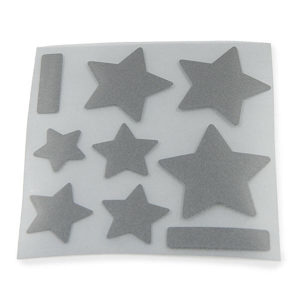 Набор светоотражающих наклеек на одежду Звезды