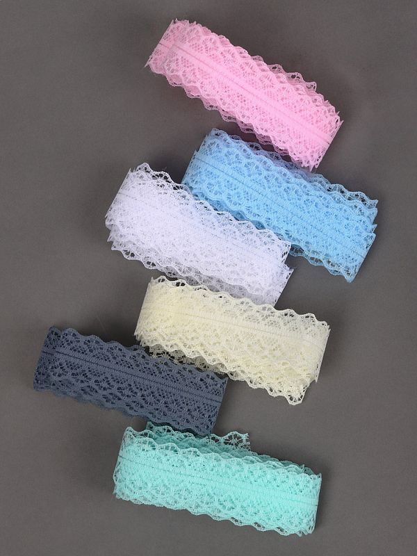 Набор кружева для рукоделия 30 мм (6 шт по 2 метра), №2