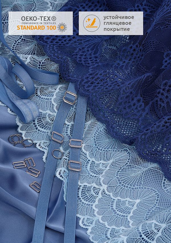 Крючки для бюстгальтера металл 15.0 мм, 915 цв.никель, уп.100 шт