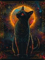 Пазл деревянный 500 элементов, PZLD-007 Мистическая кошка, Фрея