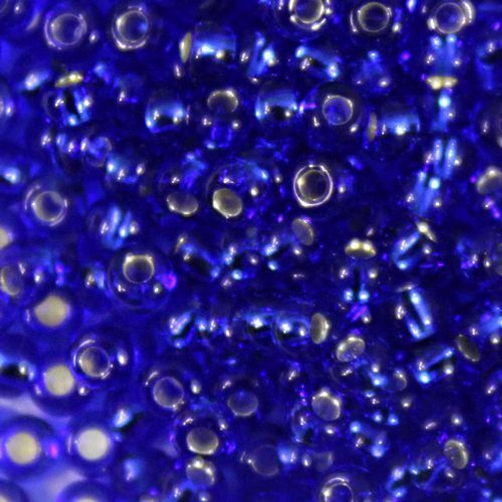 Бисер Preciosa прозрачный с сереб. центр. 10/0 (2.3 мм), 1х50г, цв. 37080