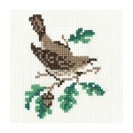 Набор для вышивания нитками РС Студия, Дрозд 13х10 см