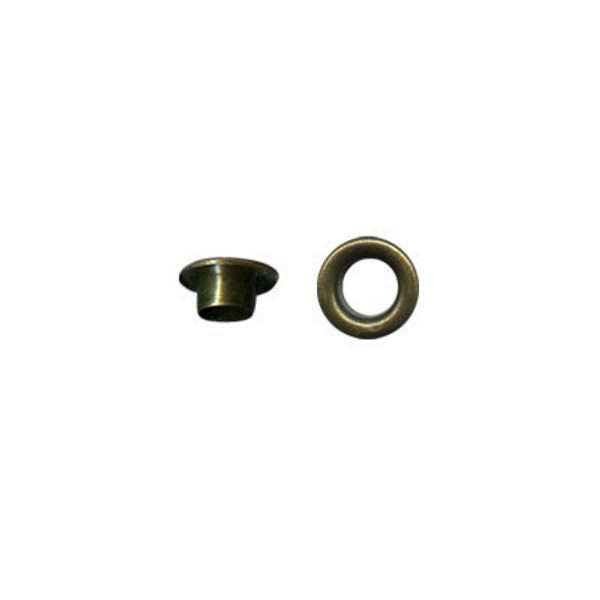 Блочки металл ⌀6 мм, 100 шт, 24 бронза, Micron VK- 6