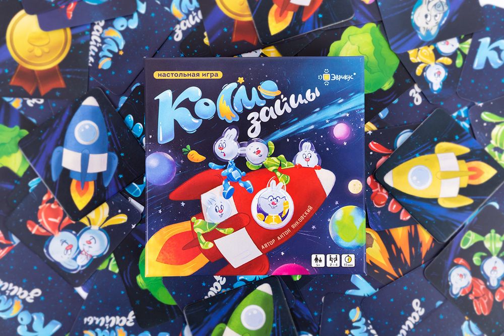 Игра настольная Космозайцы, Эврикус BG-17067