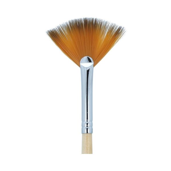 Кисть синтетика веерная №04, 5 шт, короткая ручка, Mr.Painter SBW 202-04