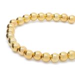 Бусины пластик под металл ⌀6 мм, 15гр (130±10 шт), Astra&Craft (MH.КР.06 золото), MH.КР