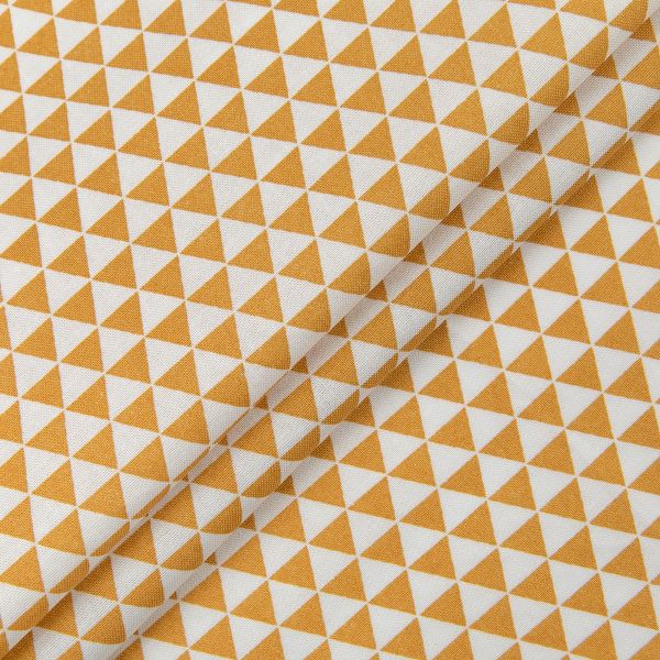 Ткань для пэчворка PEPPY БАБУШКИН СУНДУЧОК ФАСОВКА 100х112 см, 140±5 100% хлопок, БС-43 треугольники св.коричневый, Peppy БАБУШКИН СУНДУЧОК