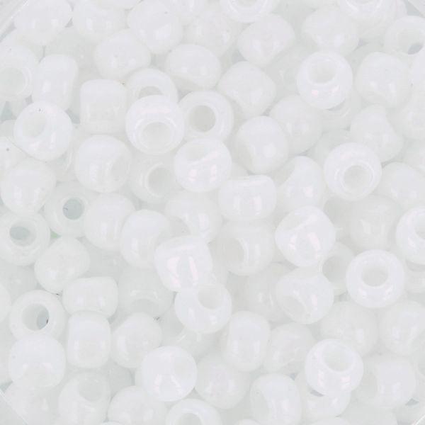 Бисер Toho 8/0 круглый (3 мм), 25 г (5х5 г), 0041 белый
