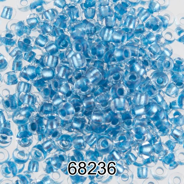 Бисер Preciosa 10/0 (2.3 мм), 500 г, 68236 (Ф607) синий