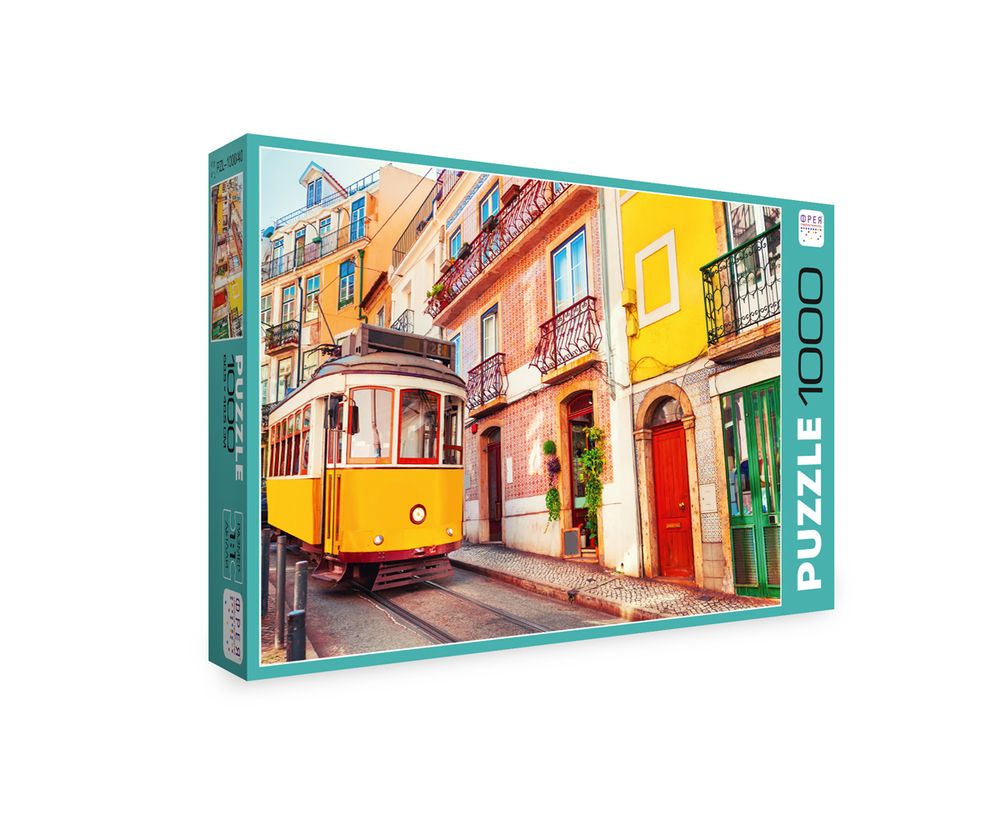 Пазл 1000 элементов, Летний трамвай, PZL-1000/40, Фрея