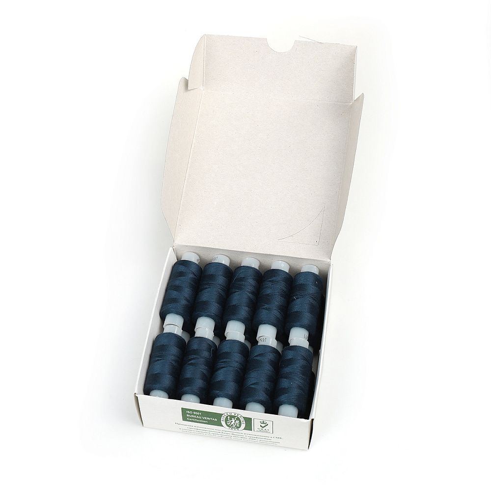 Нитки армированные ПНК им.Кирова 45ЛЛ, бытовые, 200 м / 20 кат., 2007 синий