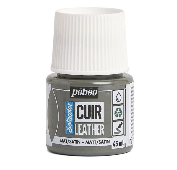 Краска по коже Setacolor 45 мл, 295622 Серый бетон, Pebeo, 295622