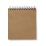 Артбук (Скетчбук), блок крафт - бумага, жесткая подложка, 120 г/м², 166х175 мм, на гребне 30 л. 2 шт, Под жёлтым зонтом 01947, Светоч А308