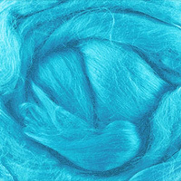 Шерсть для валяния вискоза 1х25 г, (19-20 мкр), 0472 я.голубой, Gamma FV-025