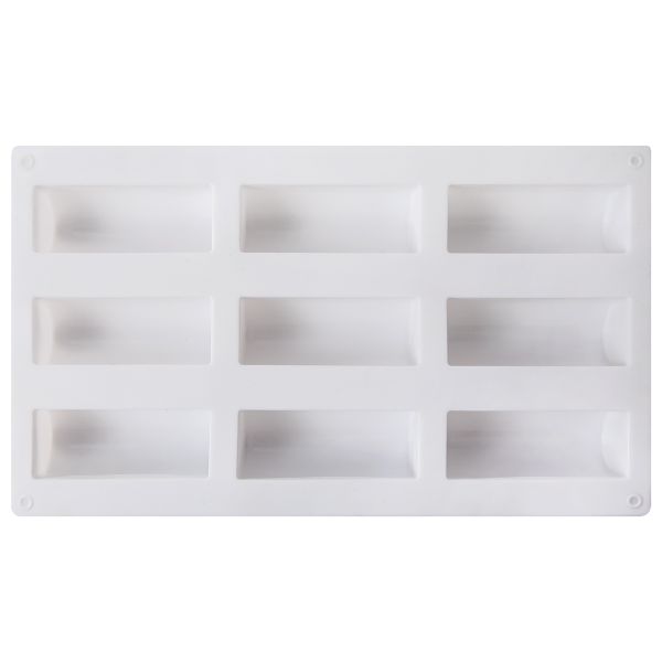 Форма силиконовая для пирожных 30х17.5х3.5 см, батончики -9 ячеек, S-Chief SPC-0302