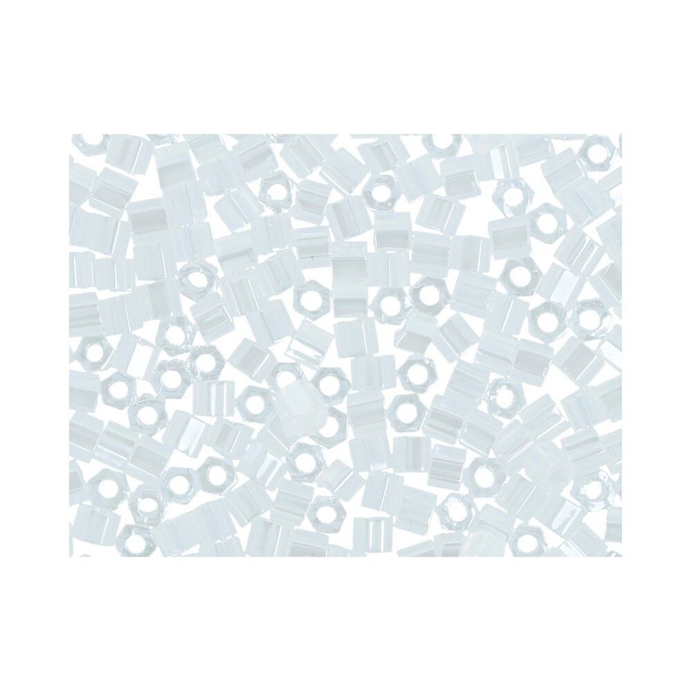 Бисер Toho 11/0 Hexagon 3 (2.2 мм), 25 г (5х5 г), 0141 белый/перл
