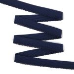 Резинка бельевая (ажурная) 15.0 мм / 50 метров, т.синий, 0315/59