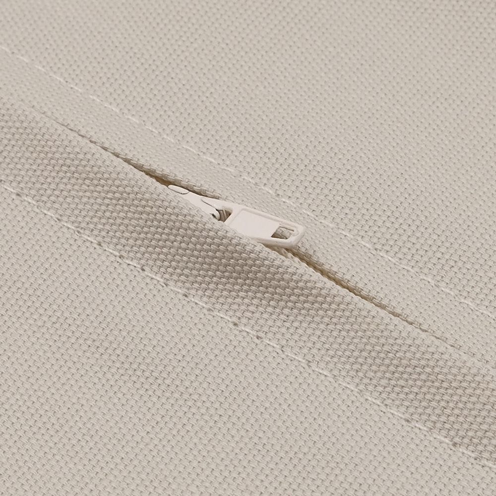 Нижняя сторона наволочки с молнией,100% лен, 45х45см (бежевый), PLC-1