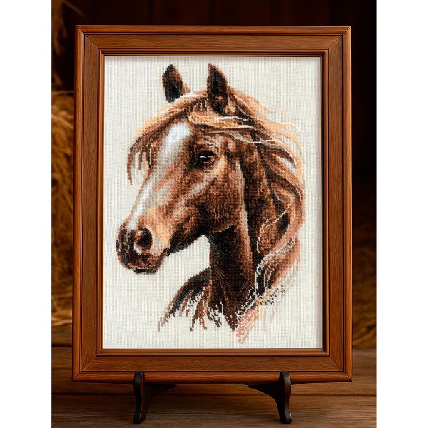 Набор для вышивания нитками Риолис, Гордый нрав 30х40см