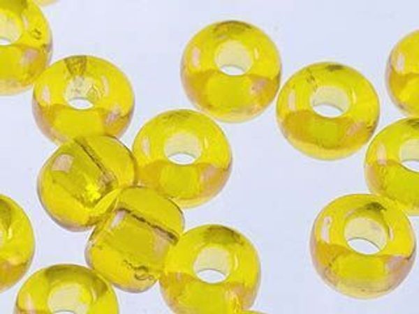 Бисер Preciosa 10/0 (2.3 мм), прозрачный с радужным покрытием, круг.отв., 500 г, (81010) 331-19001-10/0