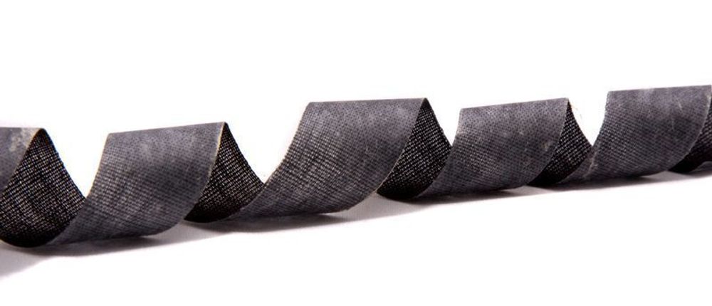 Усилитель для кожи 80 г/м², +5 г/м², бумага, 15 мм, сплошной клей PA, 30 м, черный, L3GE26, Danelli, OEKO-TEX®