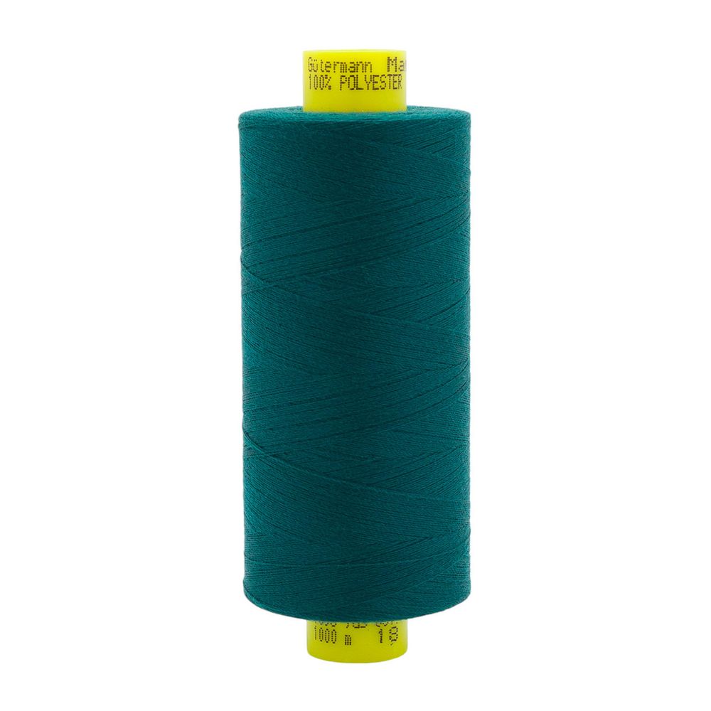Нитка особо тонкая Gutermann Mara №150 (150/2), 1000 м, 713953, цв. 018 т.малахит, 1 катушка
