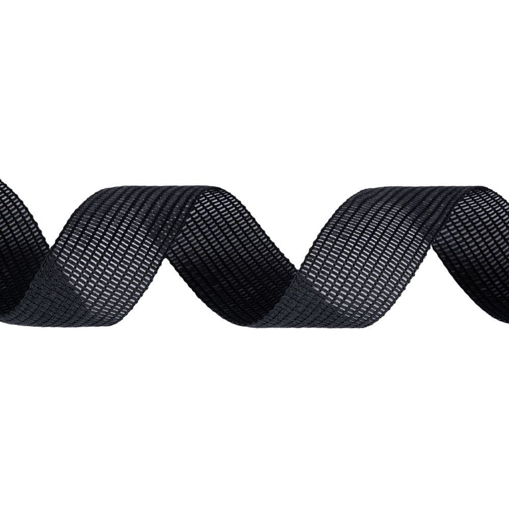 Тесьма (лента) окантовочная 18 мм / 100 метров, т.серый, Gamma 018 О ЦВ