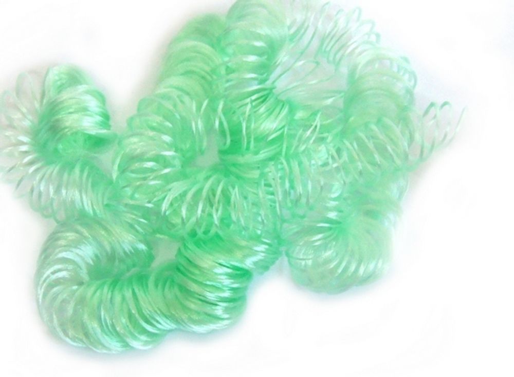 Волосы кудри 45±5г, цв. зеленый