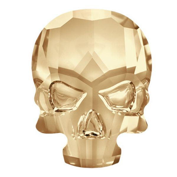 Стразы неклеевые 2856 Crystal AB 10.5х14 мм, кристалл, 6 шт, св.золото (001 GSHA), 2856